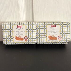 Beekman 1802 Limited Edition Pumpkin Pie & Cream Goat Milk Soap Duo - 9 oz bars